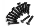 Countersunk Cross Head Self-Tapping Screw M3X14mm (13Pcs)