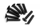 Countersunk Cross Head Self-Tapping Screw M3X15mm (9Pcs)