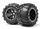 Maverick Blackout MT Tyres Pre Mounted on Wheels - 1 Pair