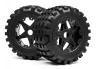 Maverick Blackout XB Rear Tyres Pre Mounted on Wheels - 1 Pair