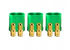 Castle Creations Polarized Bullet Connectors - 6 Males, 3 Housings - 6.5mm
