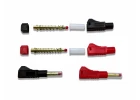4mm Shielded Gold Plug (Red&Black) 2pr