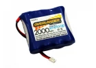 Overlander Panasonic Eneloop 2000mAh AA 4.8v Transmitter TX Flat Spektrum DX8