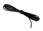 Overlander 0.8mm Soft Silicone Multi Strand Wire 20AWG Black - 1m Length