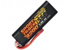 Overlander 4200mAh 2S 7.4v 55C LiPo Battery in Hard Round Case - Deans
