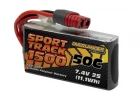 Overlander 1500mAh 7.4V 2S 50C Sport Track LiPo Battery