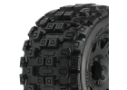ProLine Badlands MX 3.8 Tyres Mounted on Raid Black 8X32 Wheels - 17mm Hex