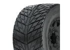 ProLine Street Fighter 3.8 Belted Tires Mounted On Raid Black Wheels 8X32 - 17mm Hex (2)