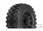 ProLine Badlands MX28 HP 2.8 Belted Tyres - Mounted On Black 6X30 Wheels - 12mm Hex
