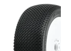 ProLine Slide Lock S3 Tyres Pre Mounted on White Volicity 2 Wheels (2)