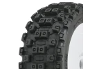ProLine Badlands MX 1:8 Buggy M2 Tyres Pre Mounted on White Wheels (2)