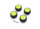 Blockade Tire - Pro-Line OE - Wheel - Yellow - Mounted: Micro-T