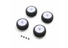 Blockade Tire - Pro-Line OE - Wheel - White - Mounted: Micro-T