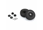 ProLine 1:7 Mirage TT Belted Tyres On 17mm Black Raid Wheels (2)
