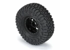 ProLine 1.0 Toyo Open Country R/T Trail Tyres Mounted on 7mm Hex Black IMPULSE Wheels (4)
