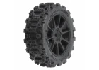 ProLine Badlands MX 1.9 Buggy Tires Mounted On Mach-10 Black Wheels 