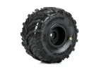 ProLine Dreadnaught Mounted Black Wheel F/R (4) for Arrma Gorgon/Quake GROM