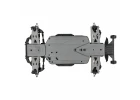 Bash Armor Front Suspension Arms (Stone Gray) for ARRMA 3S
