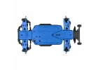Bash Armor Front/Rear Skid Plates (Blue) for ARRMA 3S