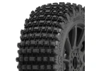 ProLine Gladiator M2 Tyres Pre Mounted on Black Mach 10 1:8 Buggy Wheels (2)