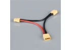 XT60 Series Y Connector - 14AWG - 100mm