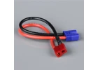 Radient Battery Adapter, Deans Female to EC3 Male, 14AWG, 100mm