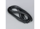 Radient Silicone Wire, 14AWG, 25ft / 7.5m Black (on a roll)