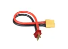 XT60 to Deans Male Charge Lead - 14AWG - 150mm