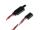 Radient Futaba Twisted HD Extension Lead with Clip 200mm