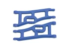 RPM Wide Front A Arms for Electric Rustler / Stampede - Blue