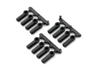 RPM 4-40 Rod Ends for Associated/Losi - Black