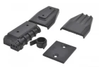 RPM Chrome Mock Intake and Blower Set - Black
