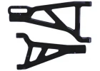 RPM Front Right Arms For Traxxas REVO - 1 Upper And 1 Lower - Black