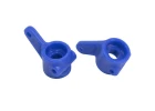 RPM Front Bearing Carriers For The Traxxas Slash, Rustler, Stampede, Bandit (Upgrades TRX3736) - Blue