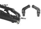 RPM Rear Bearing Carriers For The Traxxas Slash, Rustler, Stampede, Bandit (Upgrades TRX3752) - Black