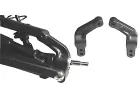 RPM Rear Bearing Carriers For The Traxxas Slash, Rustler, Stampede, Bandit (Upgrades TRX3752) - Black