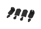 RPM Shock Shaft Guards for Traxxas 1:10 Off Road Shocks - Black