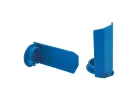 RPM Traxxas X-MAXX Shock Shaft Guards - Blue