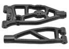 RPM Arrma Upper/Lower Right Front Arms - Black - 6S Kraton/Outcast/Fireteam