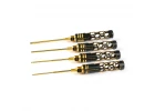 Arrowmax Black Golden Allen Wrench Set 1.5 - 2.0 - 2.5 - 3.0mm