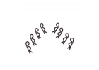 Aerox Handed Body Clips - Black (8)