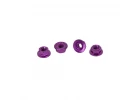 Core RC - Serrated Alloy M4 Nuts - Purple (4)