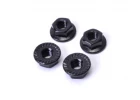 Core RC - Serrated Alloy M4 Nuts - Black (4)
