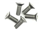 Titanium Countersunk Hex Screws M3 x 8 (10)