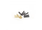 Core RC 4.0mm Gold Banana Bullets - 3 Pairs Male + Female + Shrink Tube