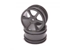 JC 6 Spoke 2.2 Rear Black Wheel CAT/Coug 2K (2)