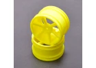 JC 6 Spoke 2.2 Rear Yellow Wheel CAT/Coug 2K (2)