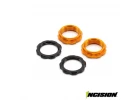 Vanquish S8E Machined Spring Collars Orange ** CLEARANCE **