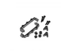 J Concepts RC10B7 Aluminium Battery Hold and Swing Set - Black