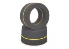 Oval 1:12 BRCA Rear Donuts - 35SH - Yellow